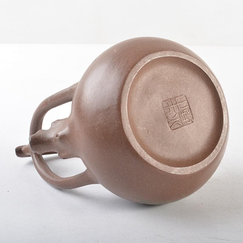 中国　紫砂　朱泥　国家外国専家局贈　急須　茶壷　V　R6117