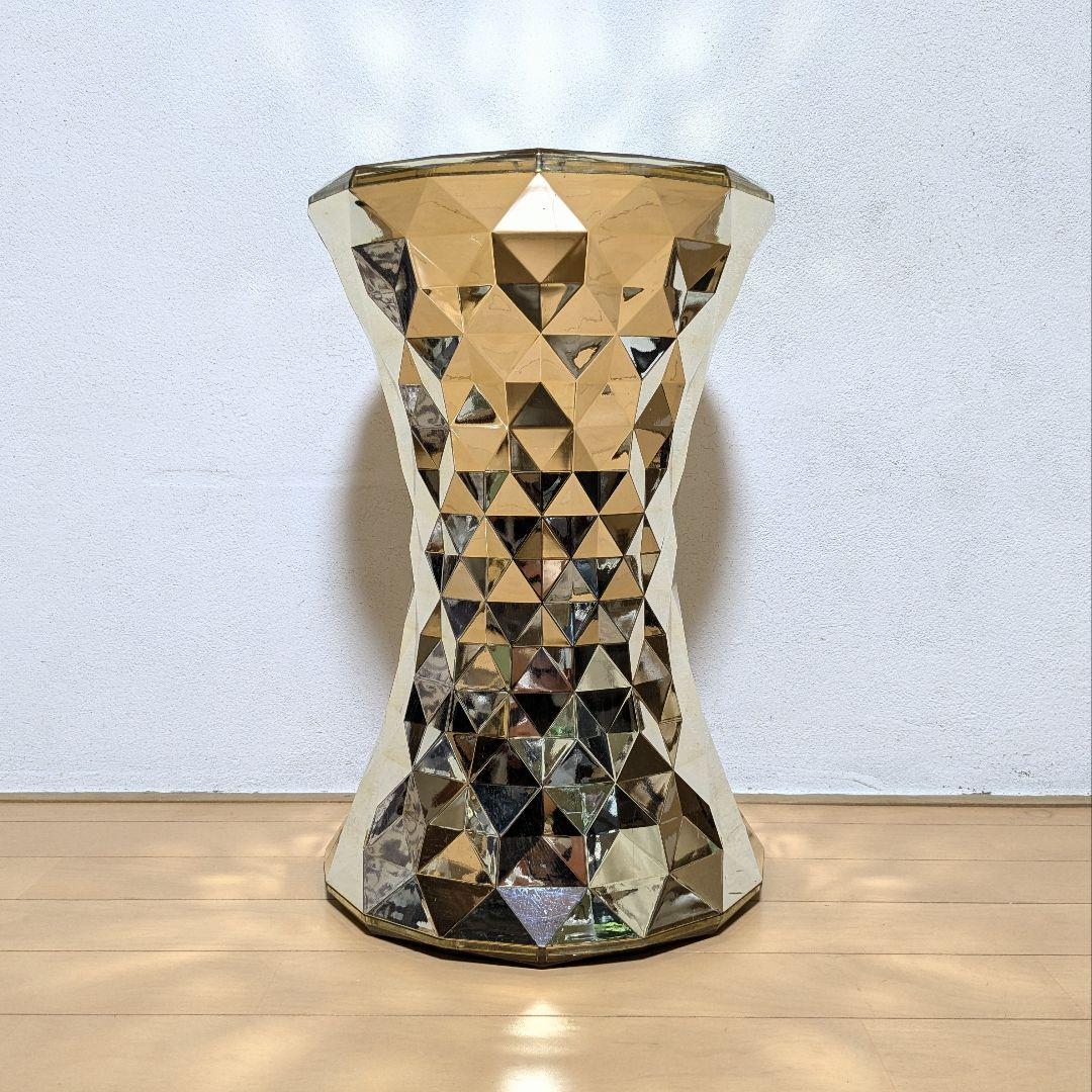 Kartell STONE カルテル ストーン スツール ゴールド ②