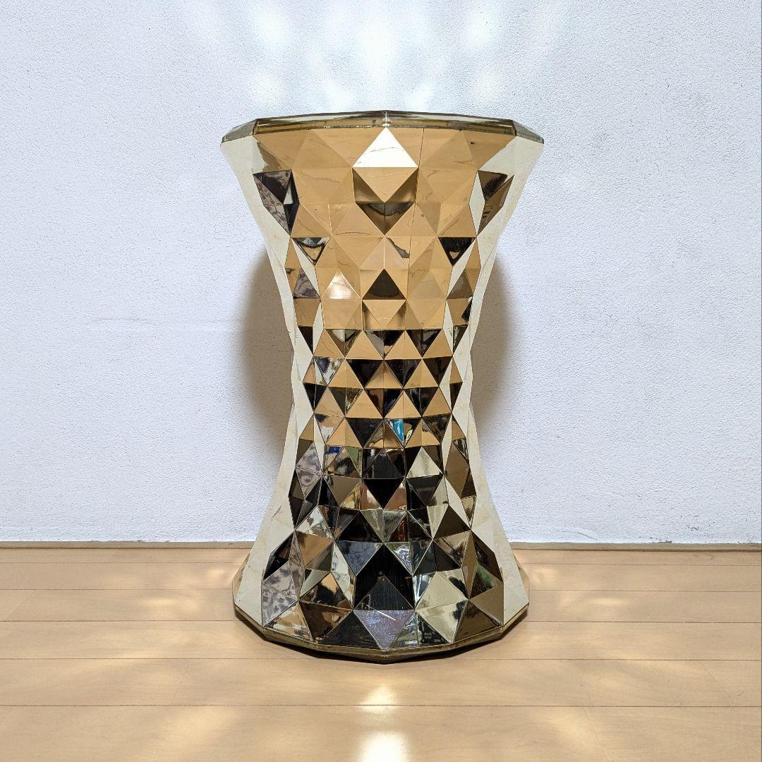 Kartell STONE カルテル ストーン スツール ゴールド ②