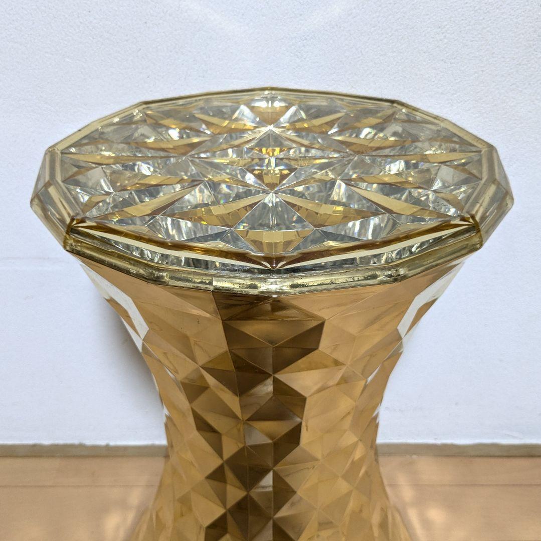 Kartell STONE カルテル ストーン スツール ゴールド ②