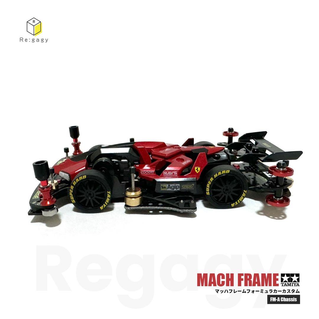 ミニ四駆 マッハフレーム FMAフォーミュラカーカスタム 完成品 未走行