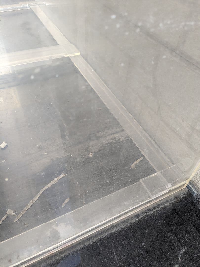 アクリル水槽約1200✕450✕450オーバーフロー穴あり引取限定(群馬)