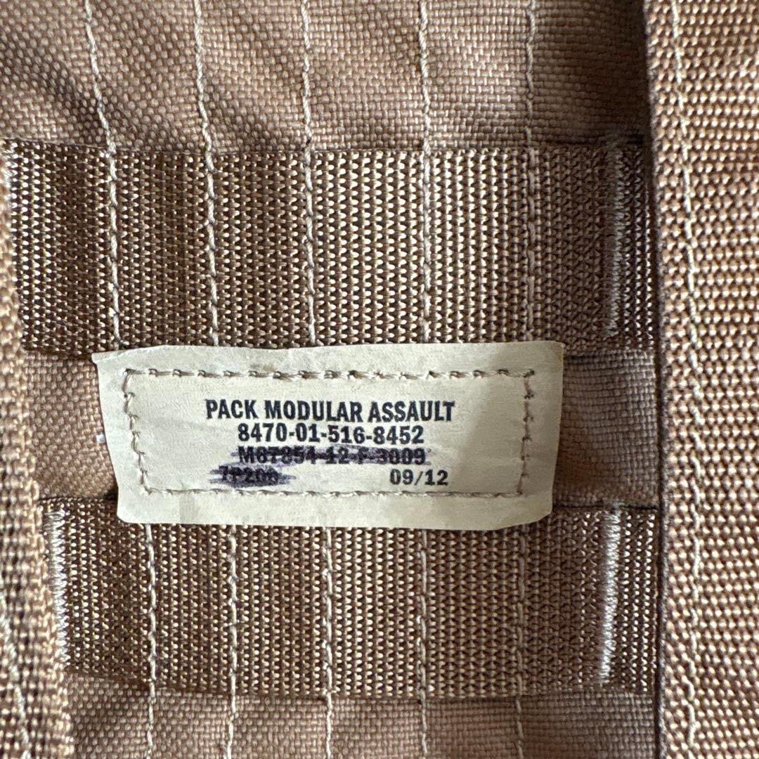 米軍実物 USMC PACK MODULAR ASSAULT コヨーテ MAP