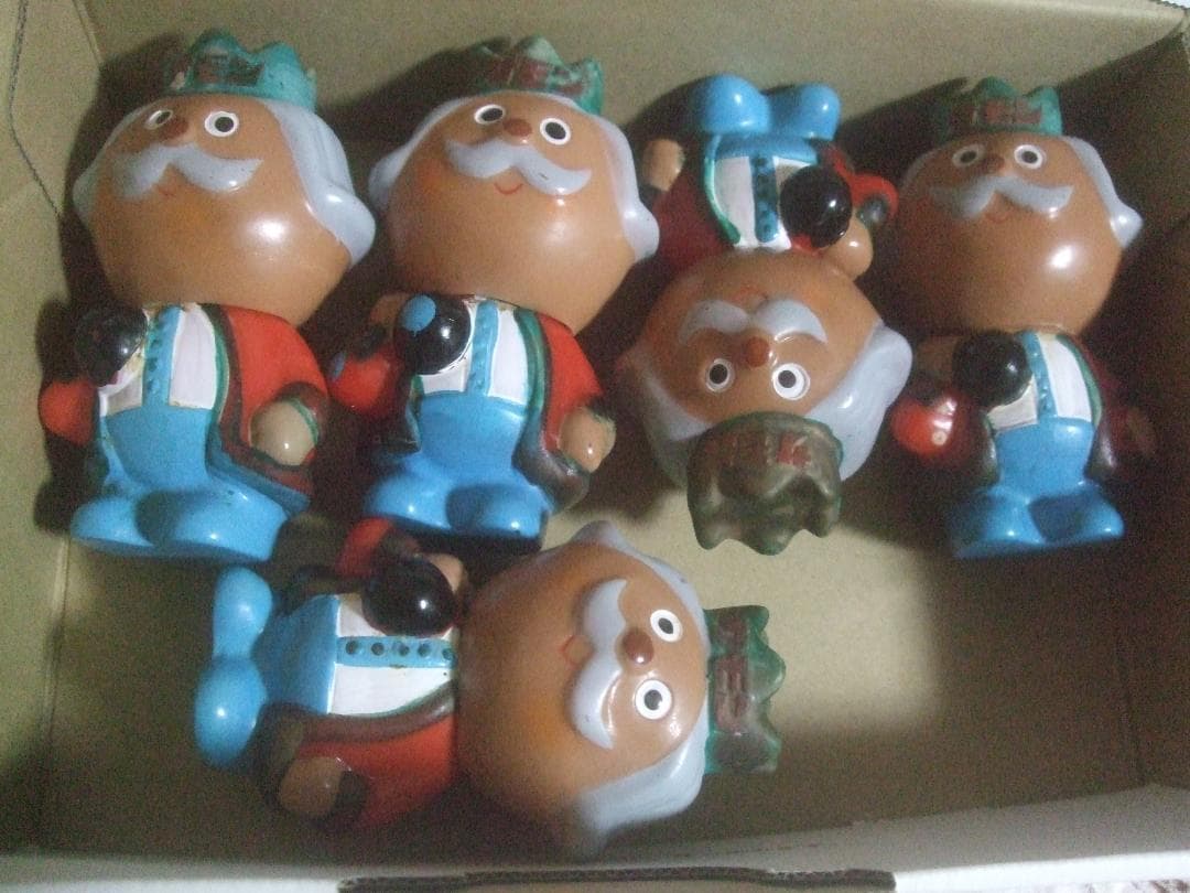 昭和レトロ★サモン王子のソフビ★５個セット