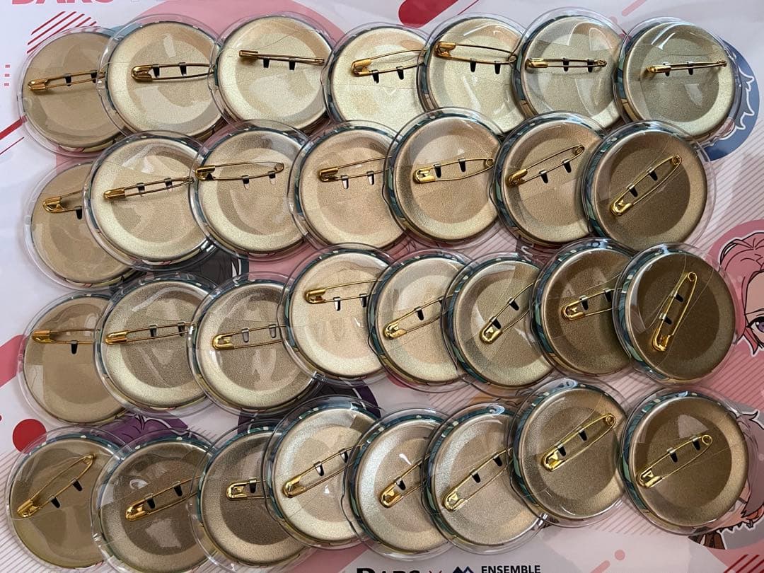 天祥院英智　周年缶バッジ　サイン入りカバー付き　30個