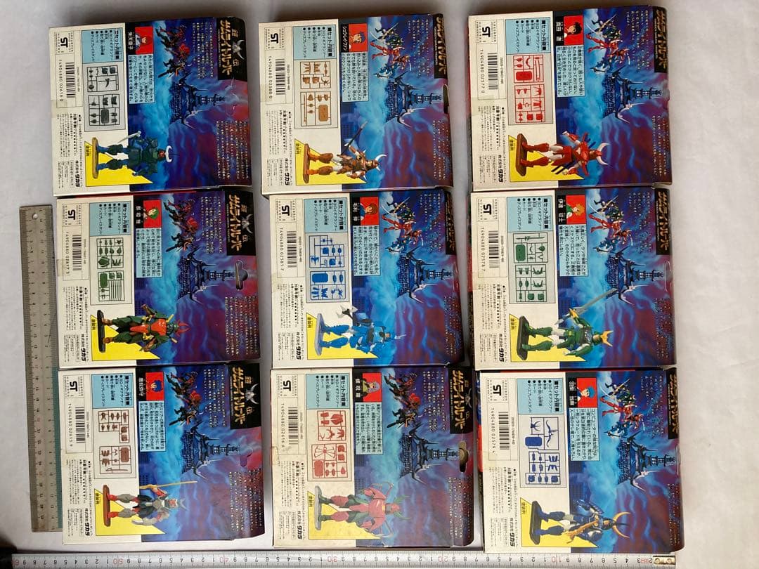 鎧伝サムライトルーパー　マルチアクションフィギュアシリーズ全9種完全コンプリート