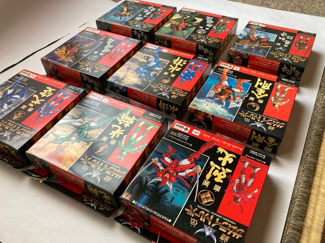 鎧伝サムライトルーパー　マルチアクションフィギュアシリーズ全9種完全コンプリート