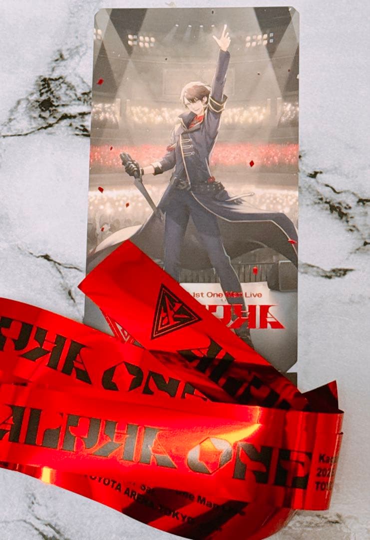 にじさんじ 加賀美ハヤト ライブ FC特典メモリアルチケット 銀テープ