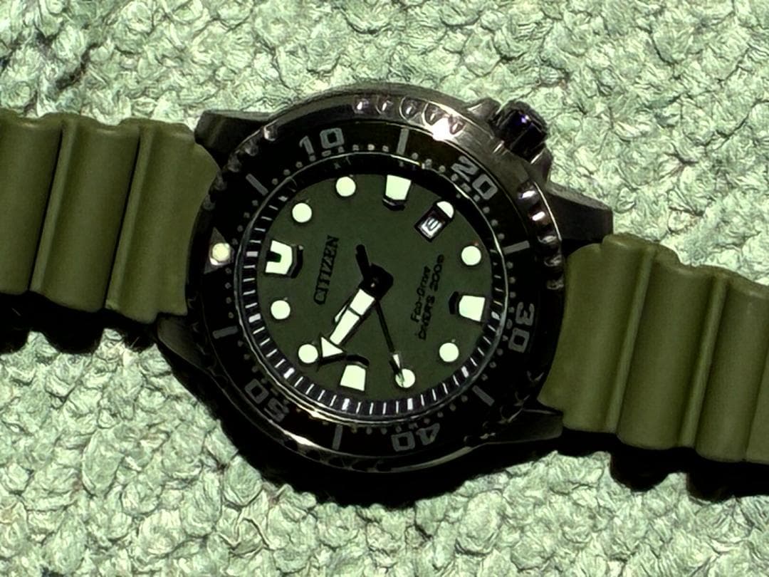 CITIZEN シチズン PROMASTER MARINE グリーン ソーラー