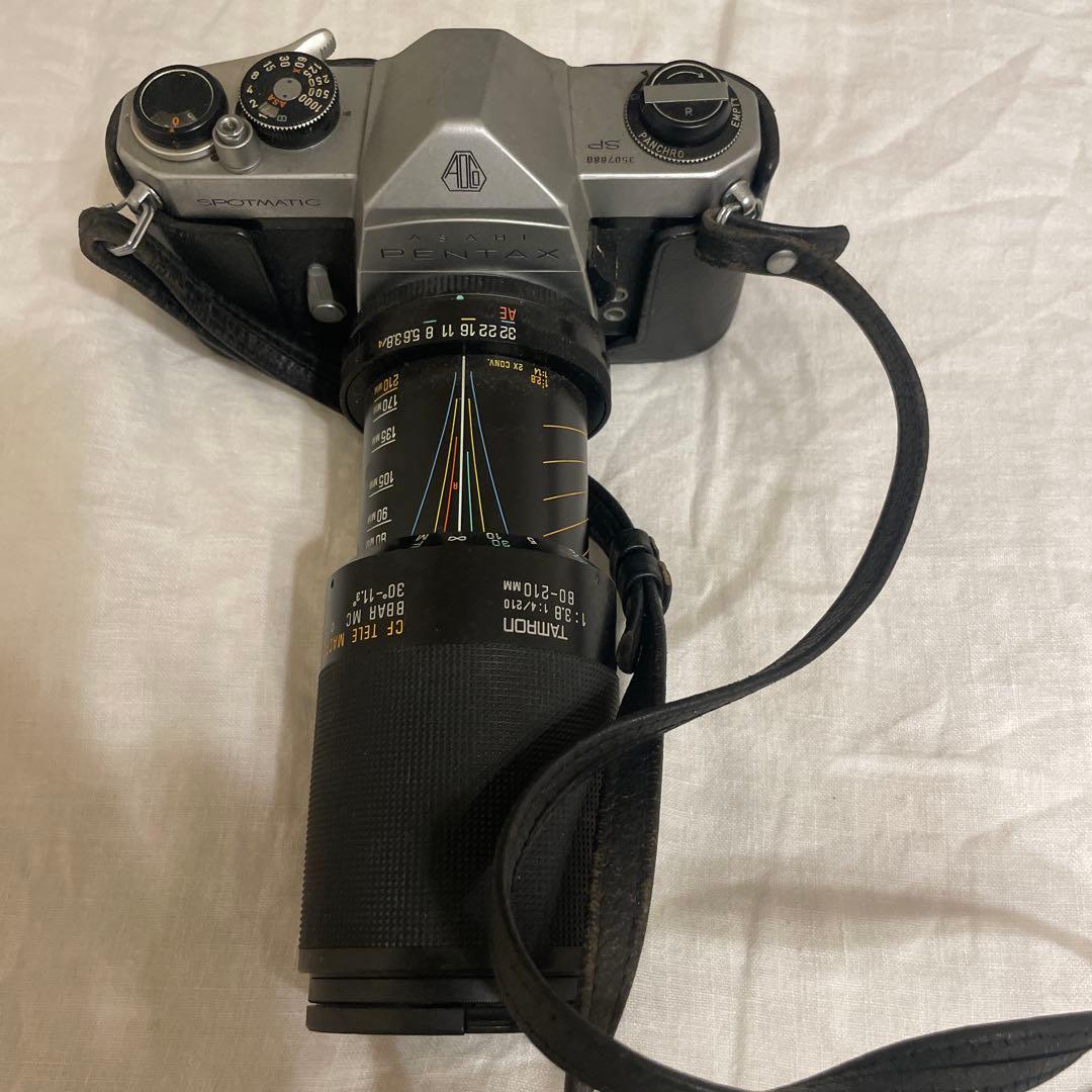 PENTAX SPOTMATIC TAMRONレンズ付き