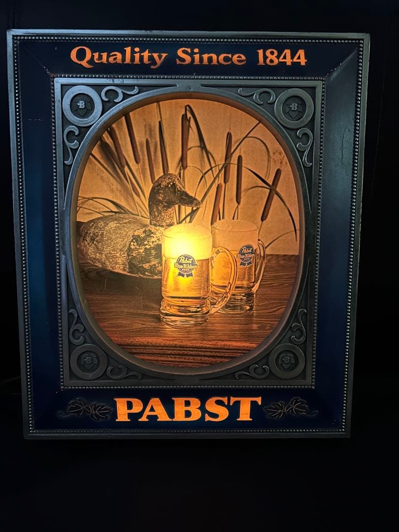 ビンテージ★パブスト ブルーリボン 電飾 サイン 看板★
