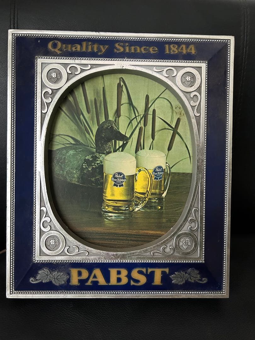 ビンテージ★パブスト ブルーリボン 電飾 サイン 看板★