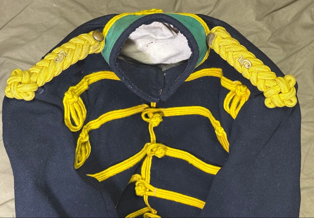 官給品 騎兵第五聯隊上等兵 肋骨服(明治十九年制定)