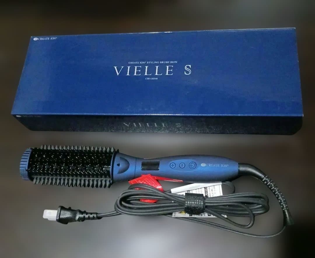 新品　クレイツイオン　VIELLE S スタイリングブラシヘアアイロン　海外兼用