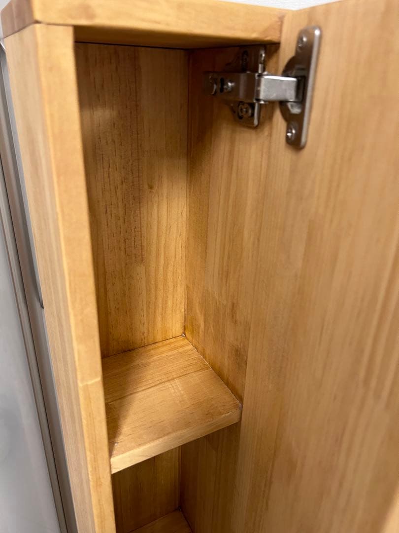 最終値下げ　隙間収納　トイレ収納　木製チェスト