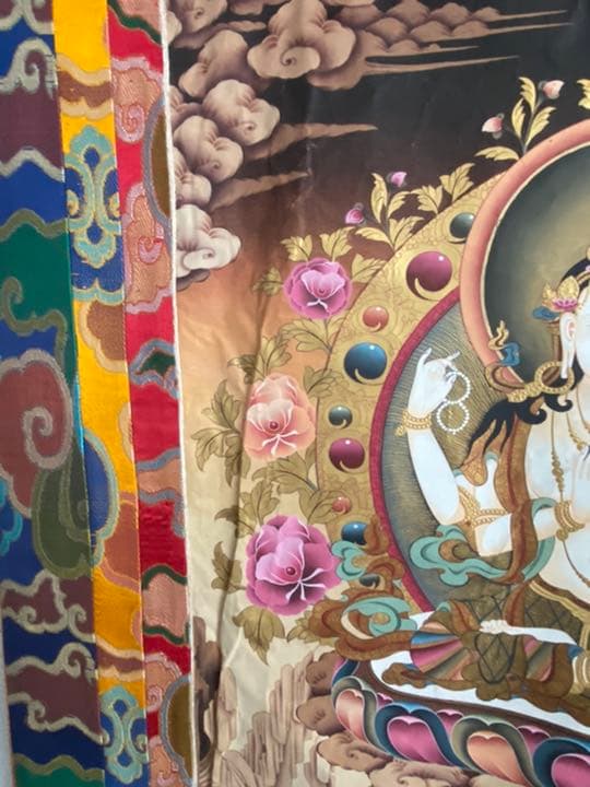 観音菩薩のタンカ、チベット