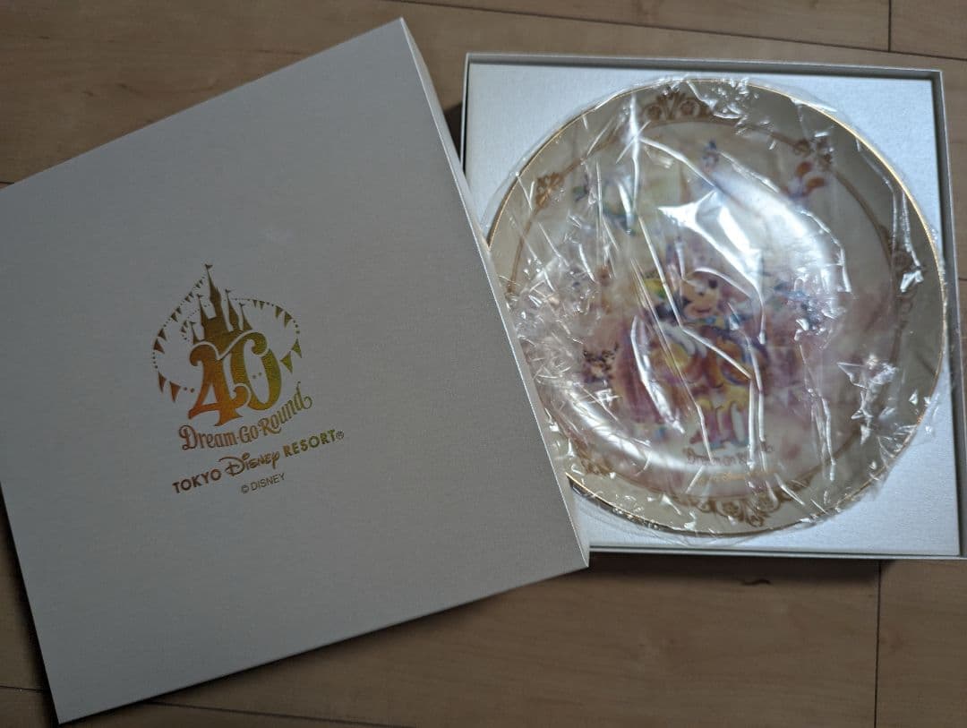 DISNEY 40周年 絵皿