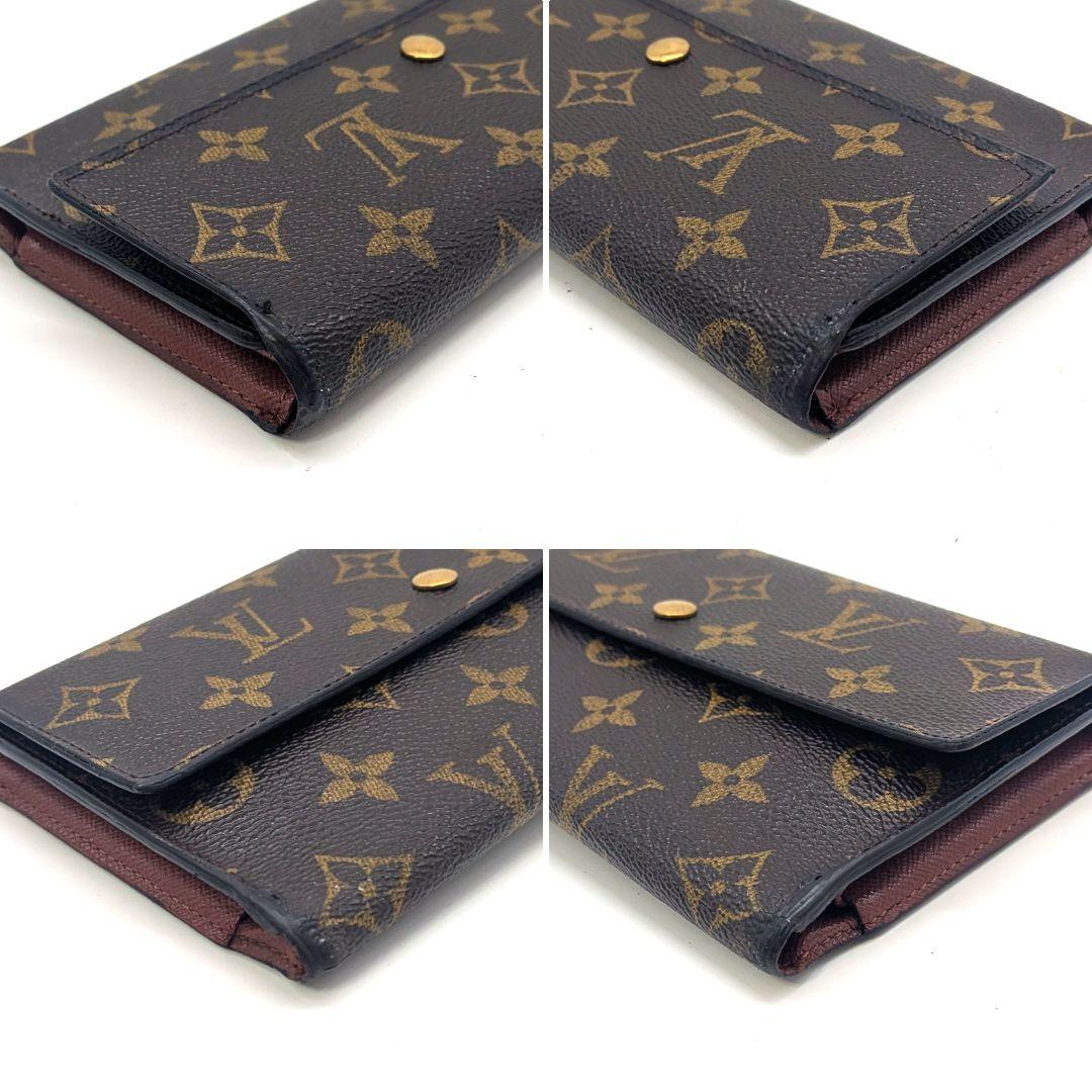 ルイヴィトン モノグラム インターナショナル 三つ折り長財布 B23