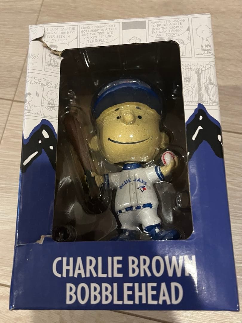 9/21球場配布　Blue Jays チャーリー・ブラウン ボブルヘッド