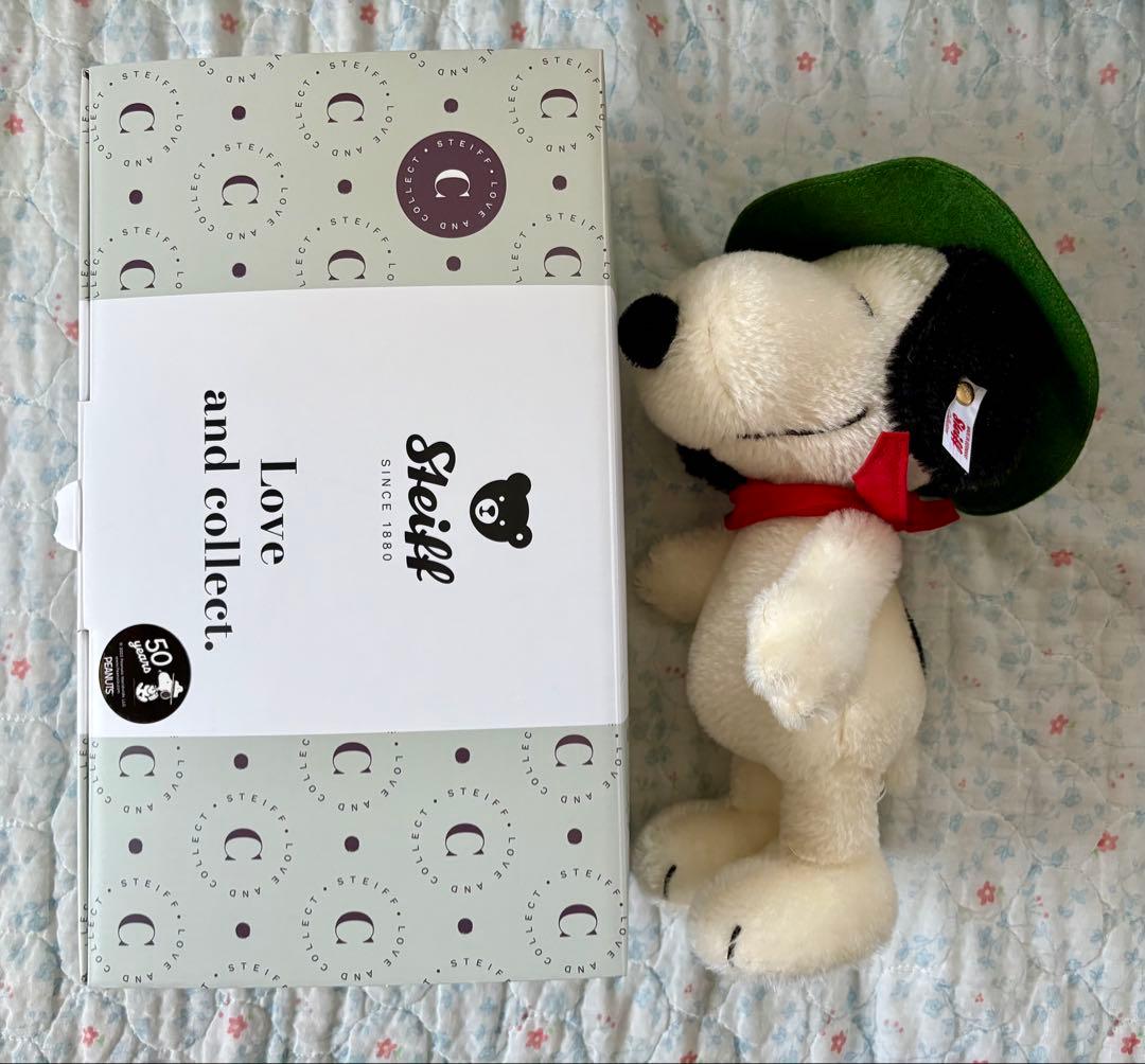 スヌーピー ★ ぬいぐるみ シュタイフ Steiff 50周年記念モデル　グッズ