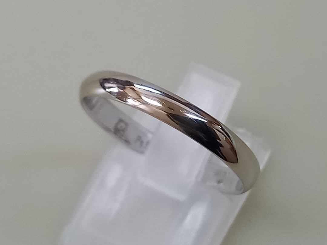 指輪　Pt900　プラチナ　甲丸　リング