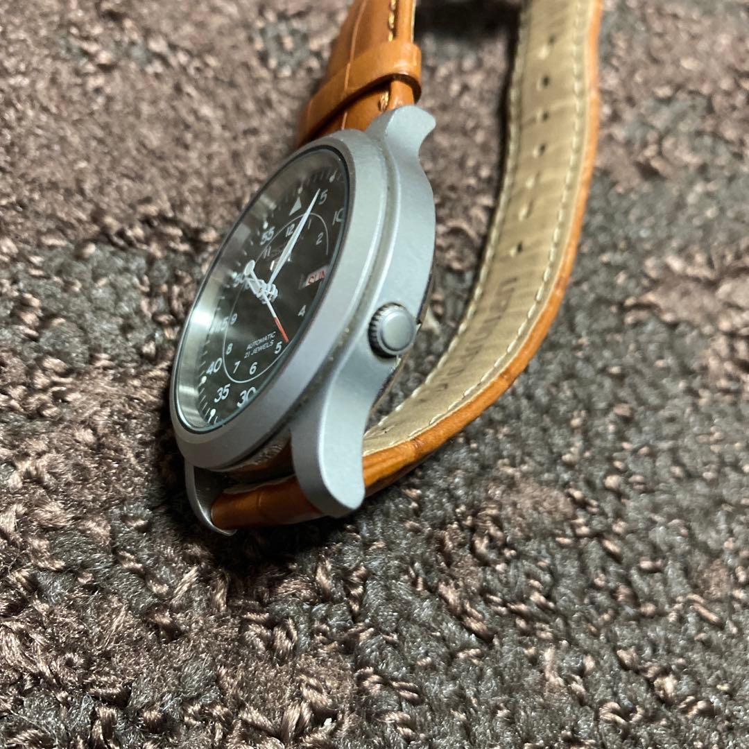 【自動巻き】セイコー　セイコー5 SEIKO5 カーキ