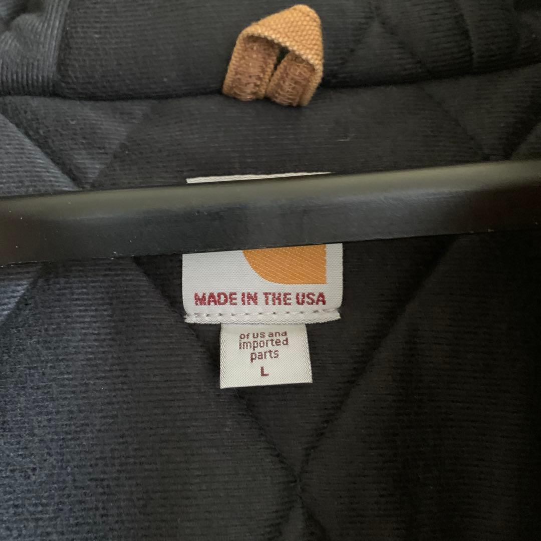 カーハート ダックジャケット希少usa製　アクティブパーカーLサイズ最終値下