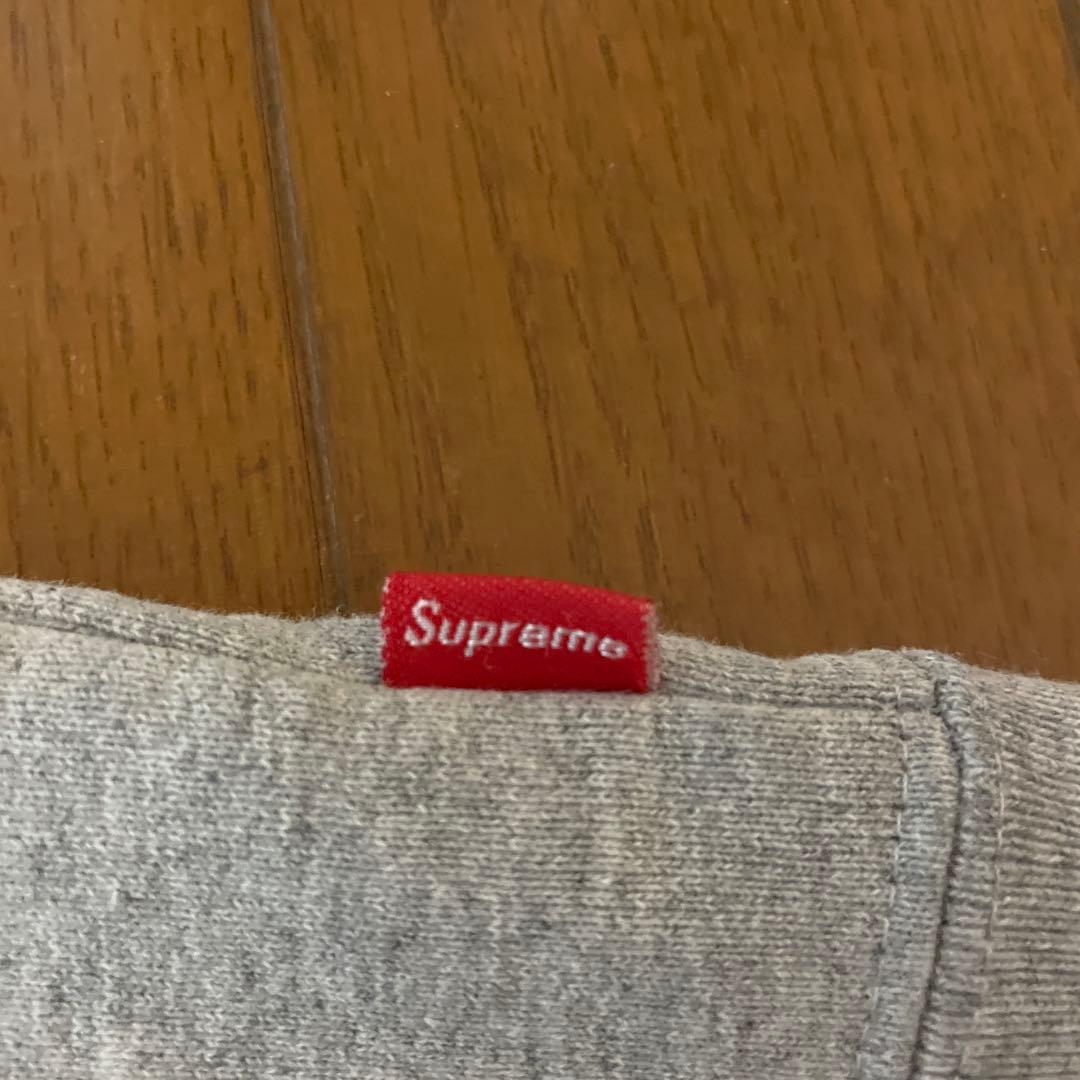 もっしもsupremeスモールボックスロゴジップパーカーL