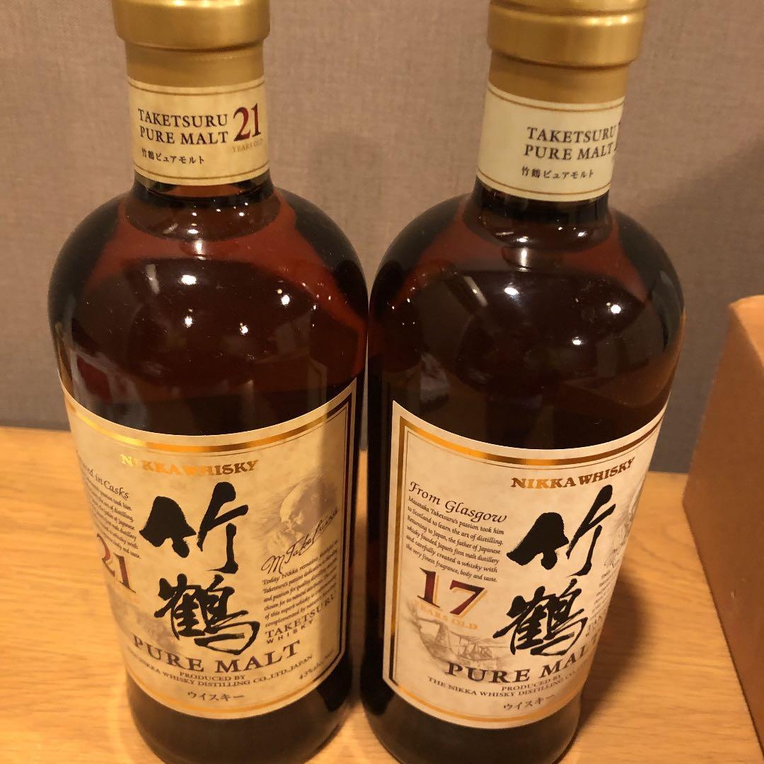 ニッカ　竹鶴　2 I年　１７年ml