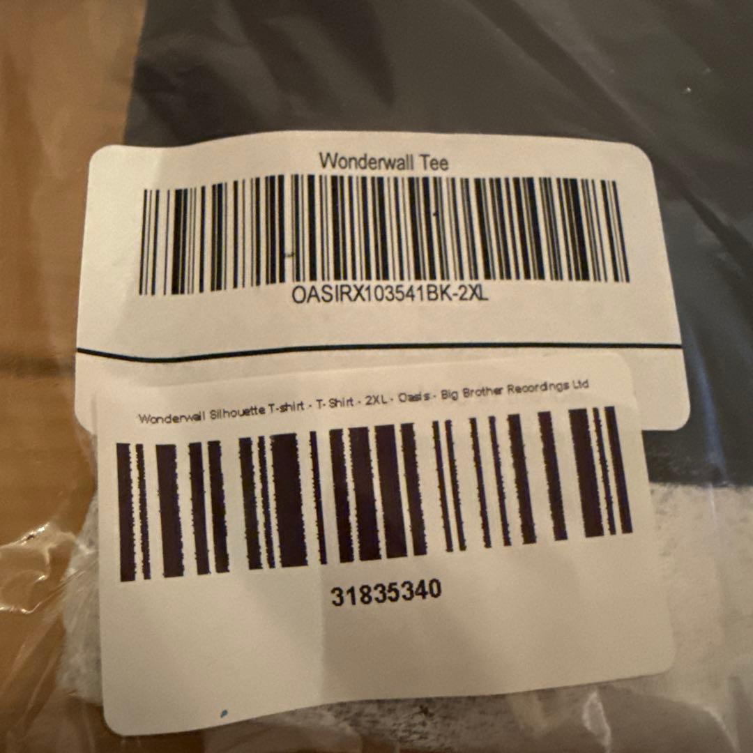 2XL oasis Wonderwall 90分間限定 Tシャツ オアシス