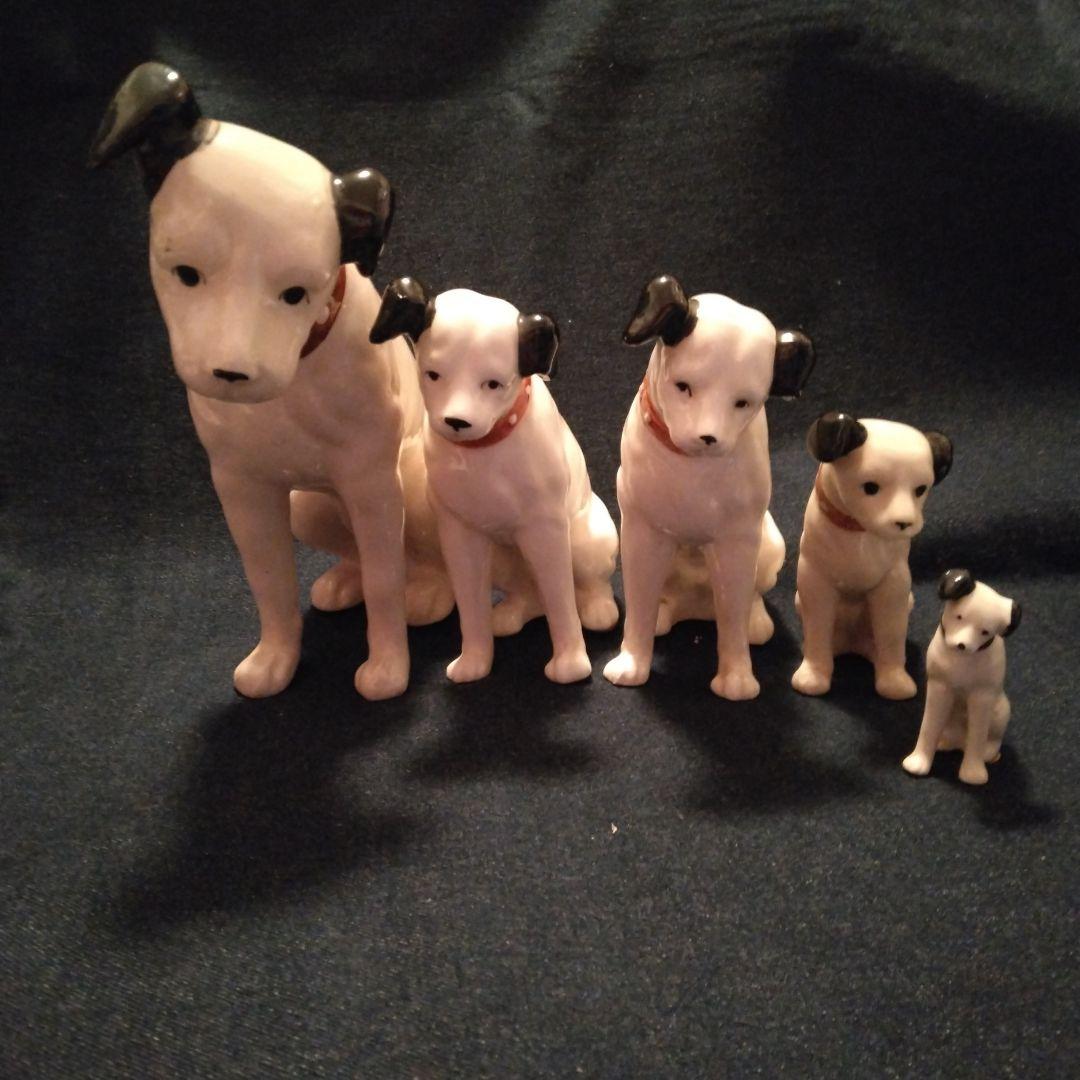 昭和レトロ　ビクター犬　セット　ビンテージ　置物　ステレオ