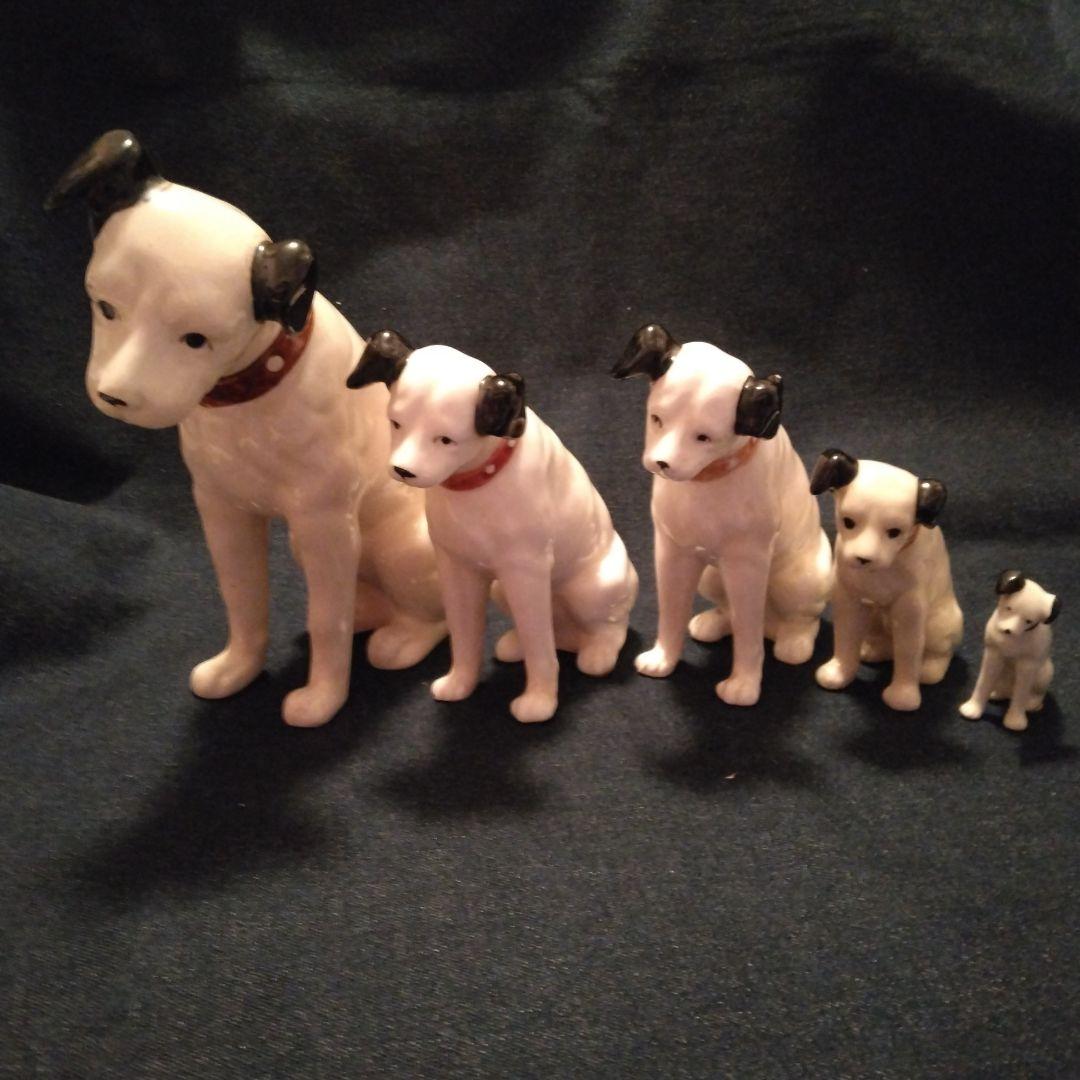 昭和レトロ　ビクター犬　セット　ビンテージ　置物　ステレオ
