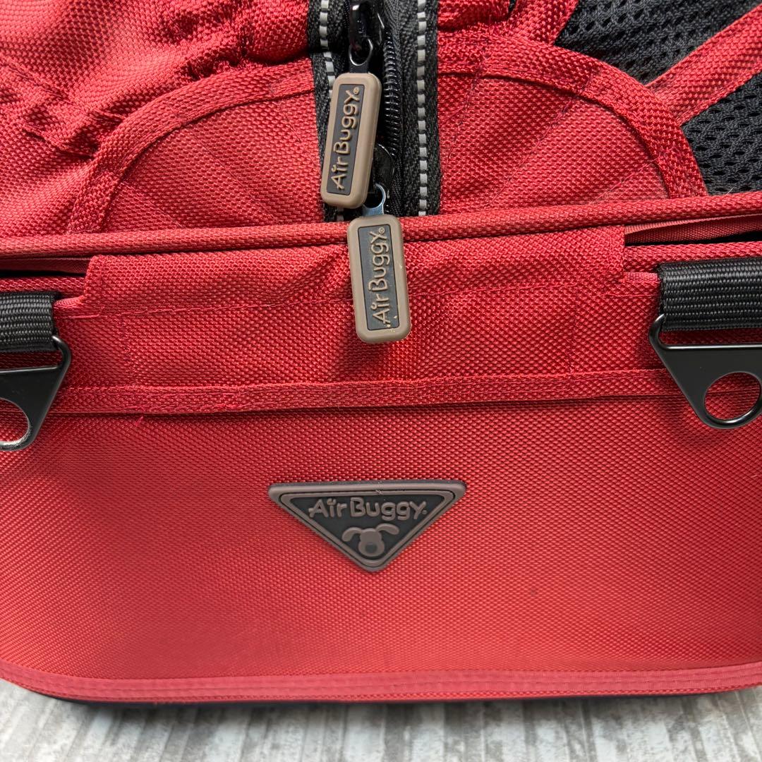 Air Buggy ドーム2コットSMサイズ タンゴレッド アダプタ欠品