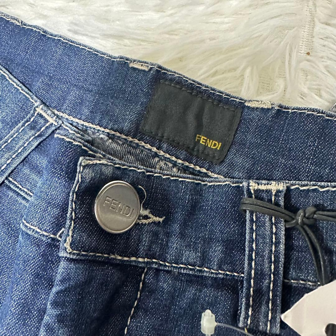 新品未使用 FENDI フェンディ ズッカ キッズ デニムパンツ 10A 150