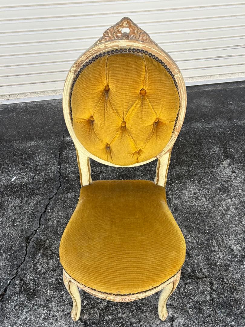 ロココ調　ドールチェア 　フランスアンティーク　ヴィンテージ　猫脚