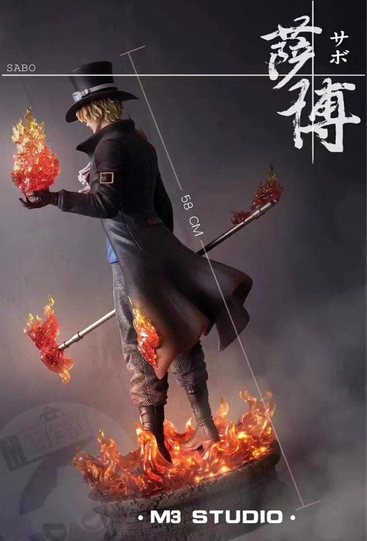 翌日発送　革命軍　サボ　1／４スケール　ワンピース　フィギュア　ガレージキット