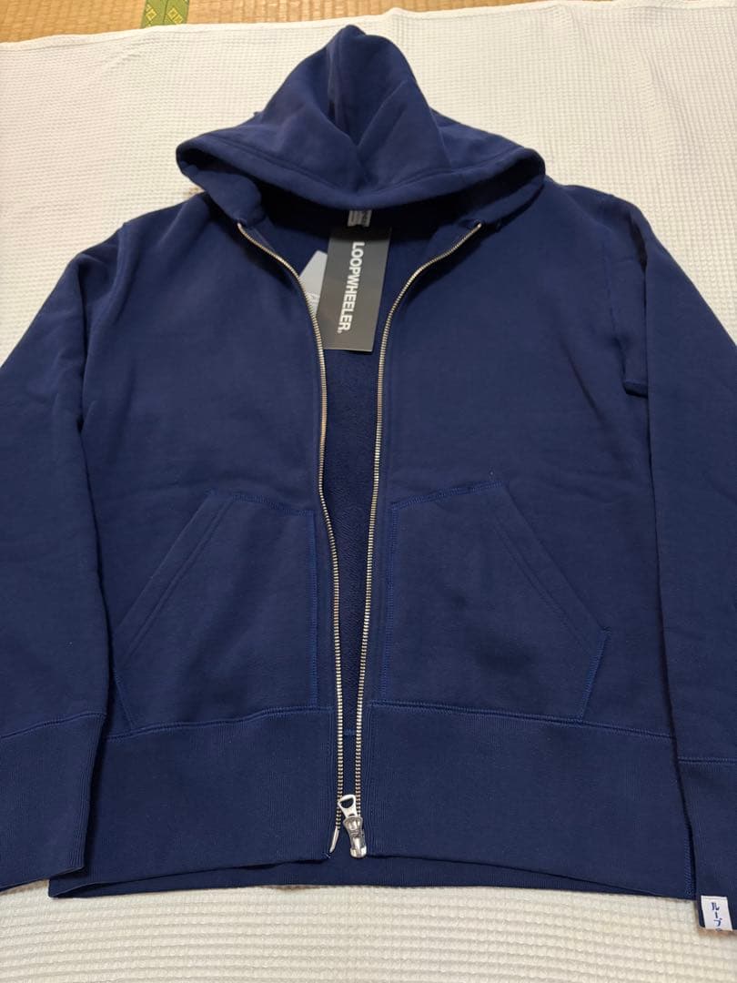 新品ループウィラー スウェットパーカー ジップアップ Beamsプラス サイズＬ