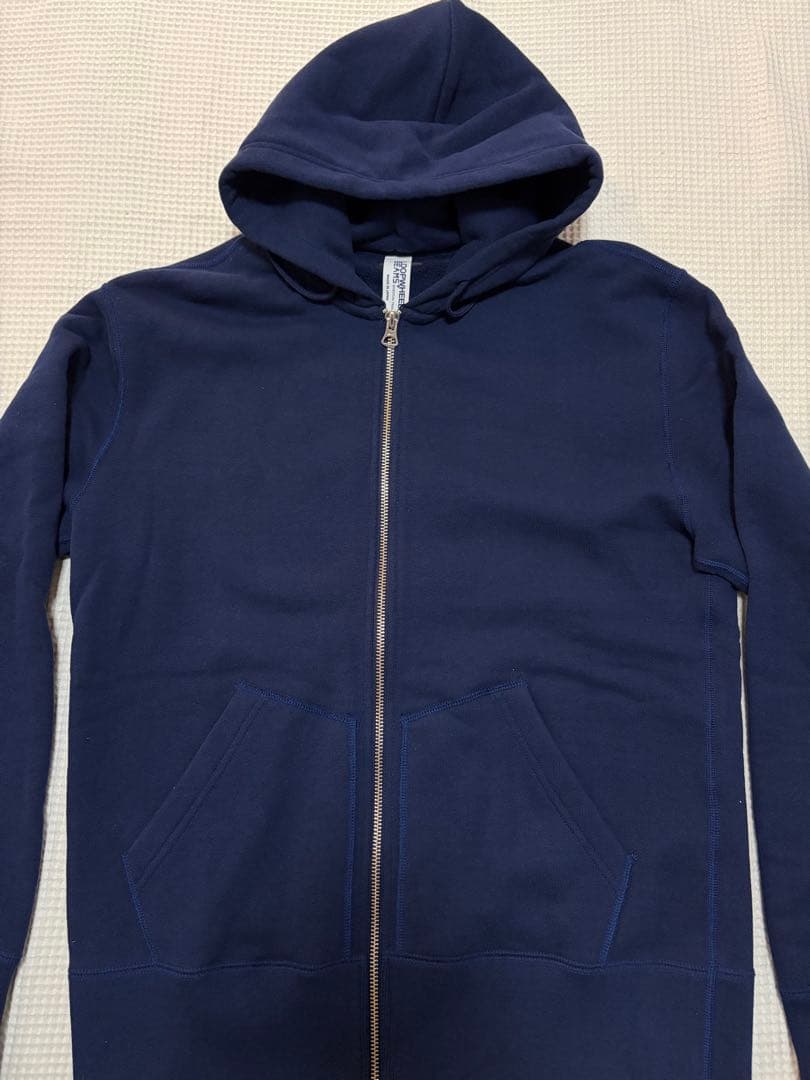 新品ループウィラー スウェットパーカー ジップアップ Beamsプラス サイズＬ