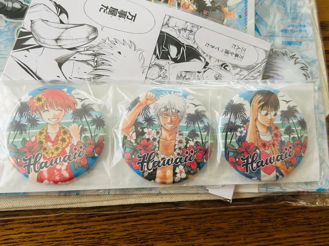 未開封 銀魂 缶バッジ 万事屋Ver. スペシャルセット 大銀魂展