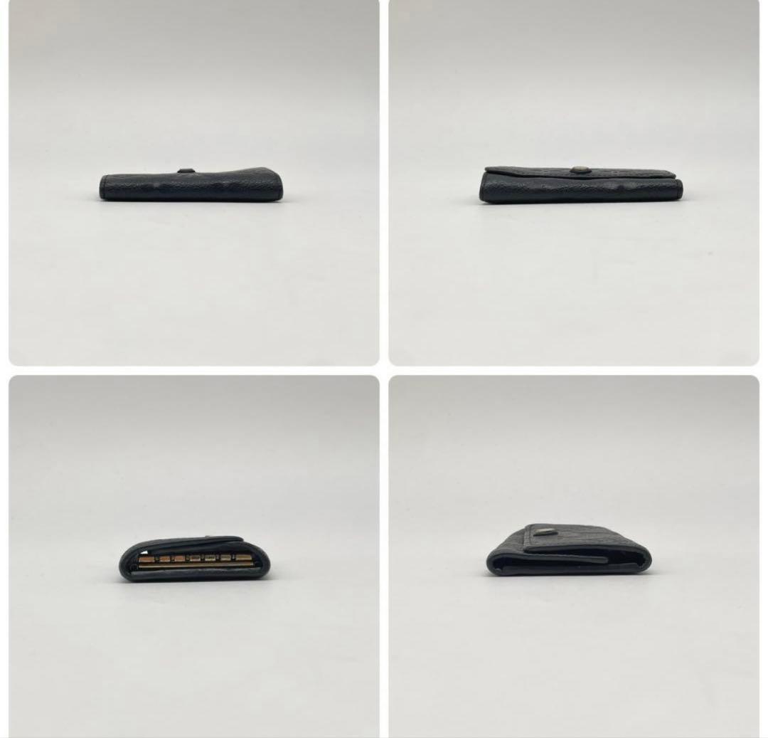 LOUIS VUITTON ブラック レザー キーケース　6月30日まで！！