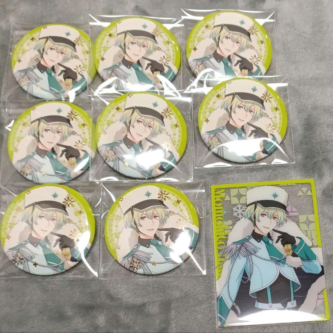 SideM　八景島シーパラダイス　箔押し缶バッジ　クリアカード　百々人