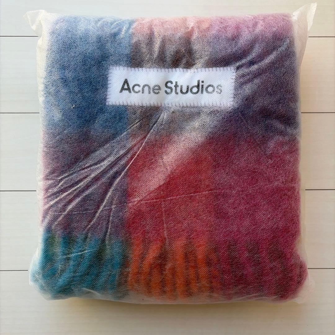 Acne Studios マフラー チェック柄 マルチカラー