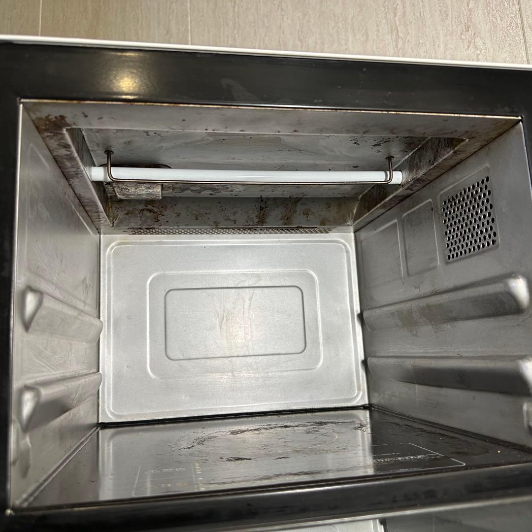 美品　日立 オーブンレンジ 角皿付き 電子レンジ フラット 18年製