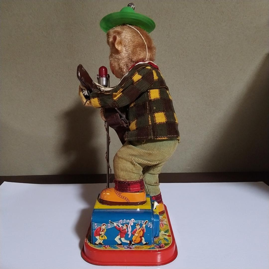 青*鳥様 ALPS ロックンロールモンキー 電動 ブリキ 稼働品