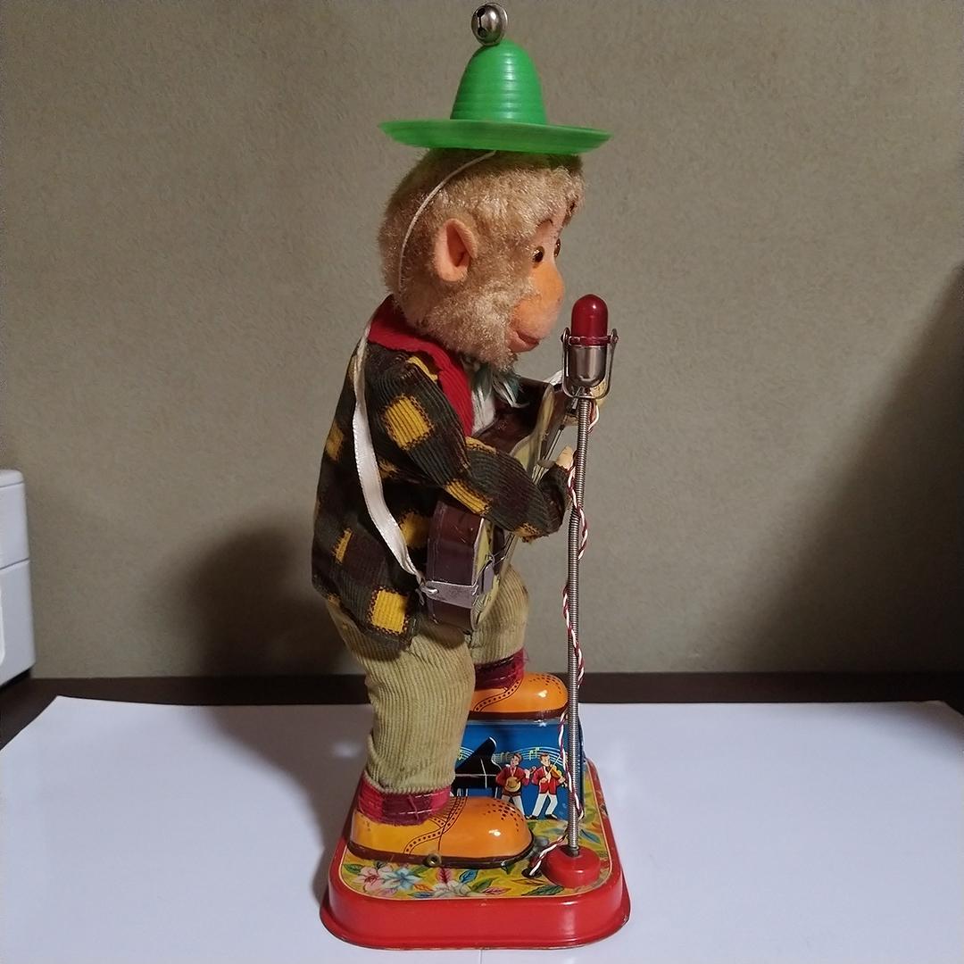 青*鳥様 ALPS ロックンロールモンキー 電動 ブリキ 稼働品