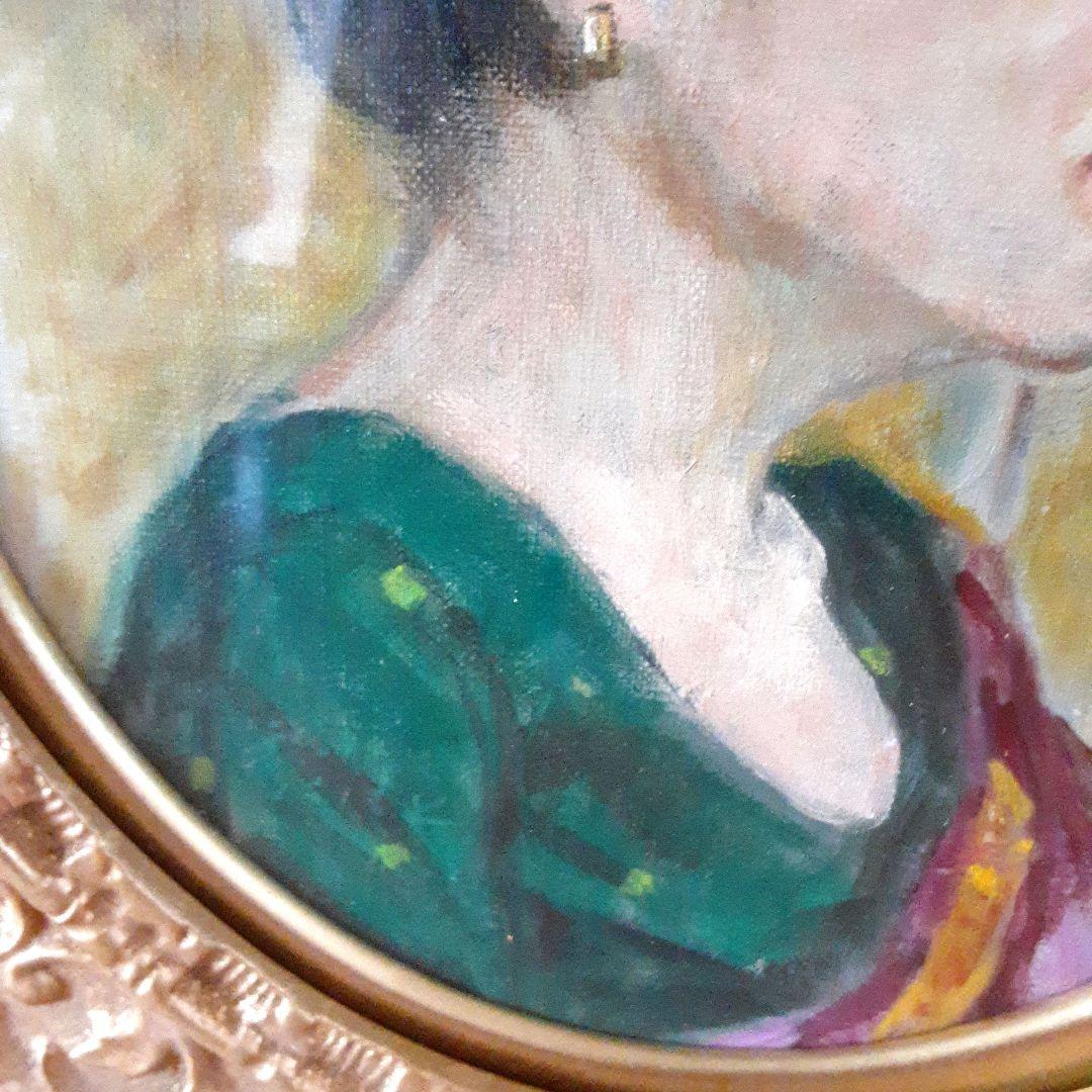 絵画　油彩　西本親雄　サリーの女 S