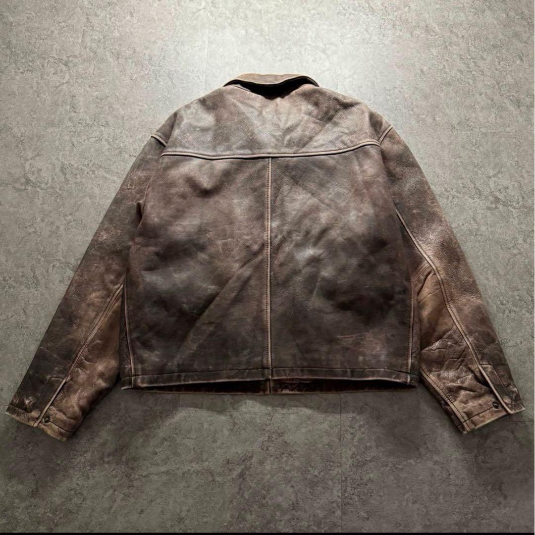 90s OLD GAP L シングルライダース　プレミアムスタンダード　レザー