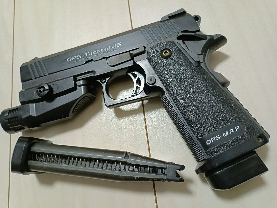 【中古品】東京マルイ ガスガン「ハイキャパ4.3 タクティカルカスタム」＋α