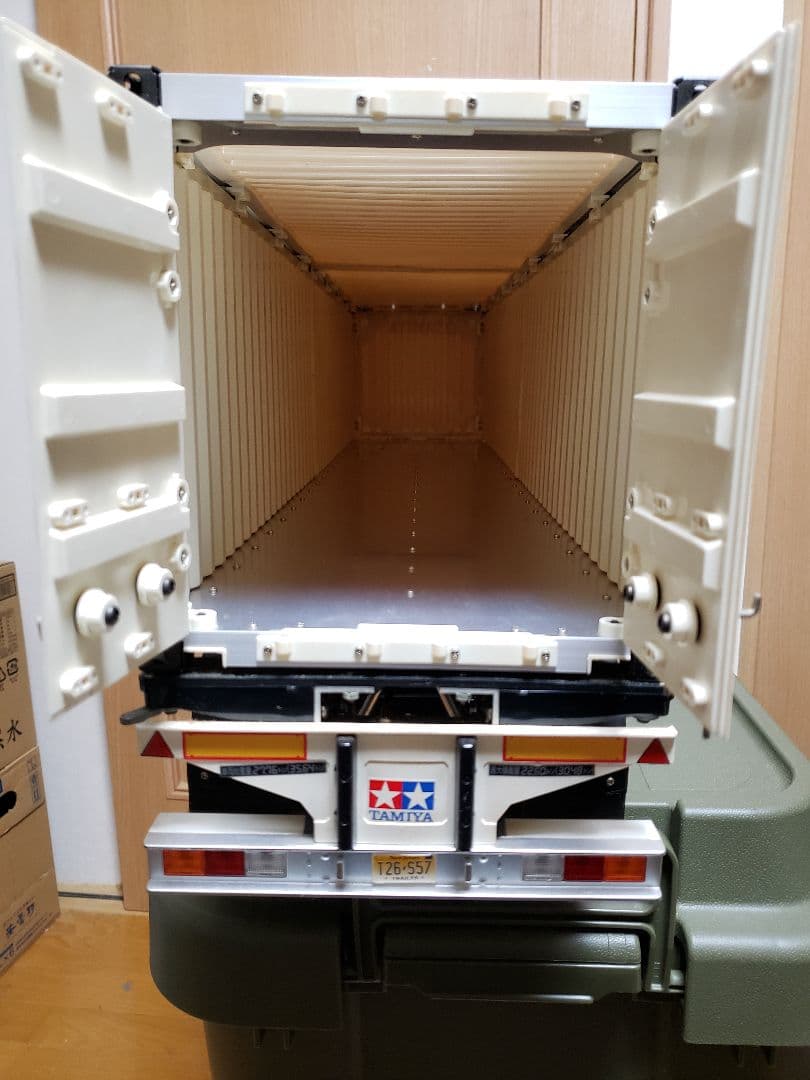 美品　タミヤ1／14 MAERSK コンテナトレーラー ラジコン　海コン