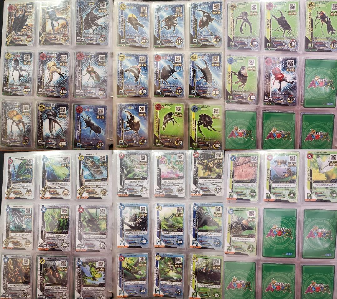 新ムシキング　1-4弾フルコンプ　5弾　プロモセミコンプ　ID無　希少セット